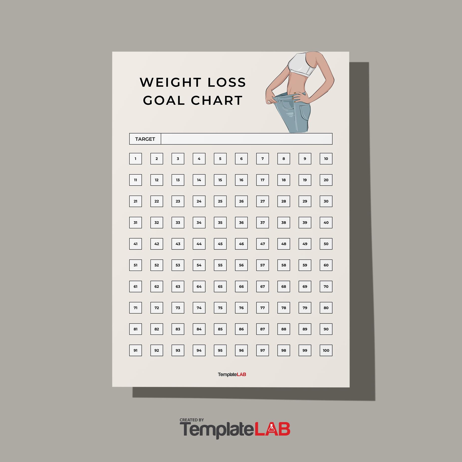 Example My Weight Loss Goal Setting Worksheet