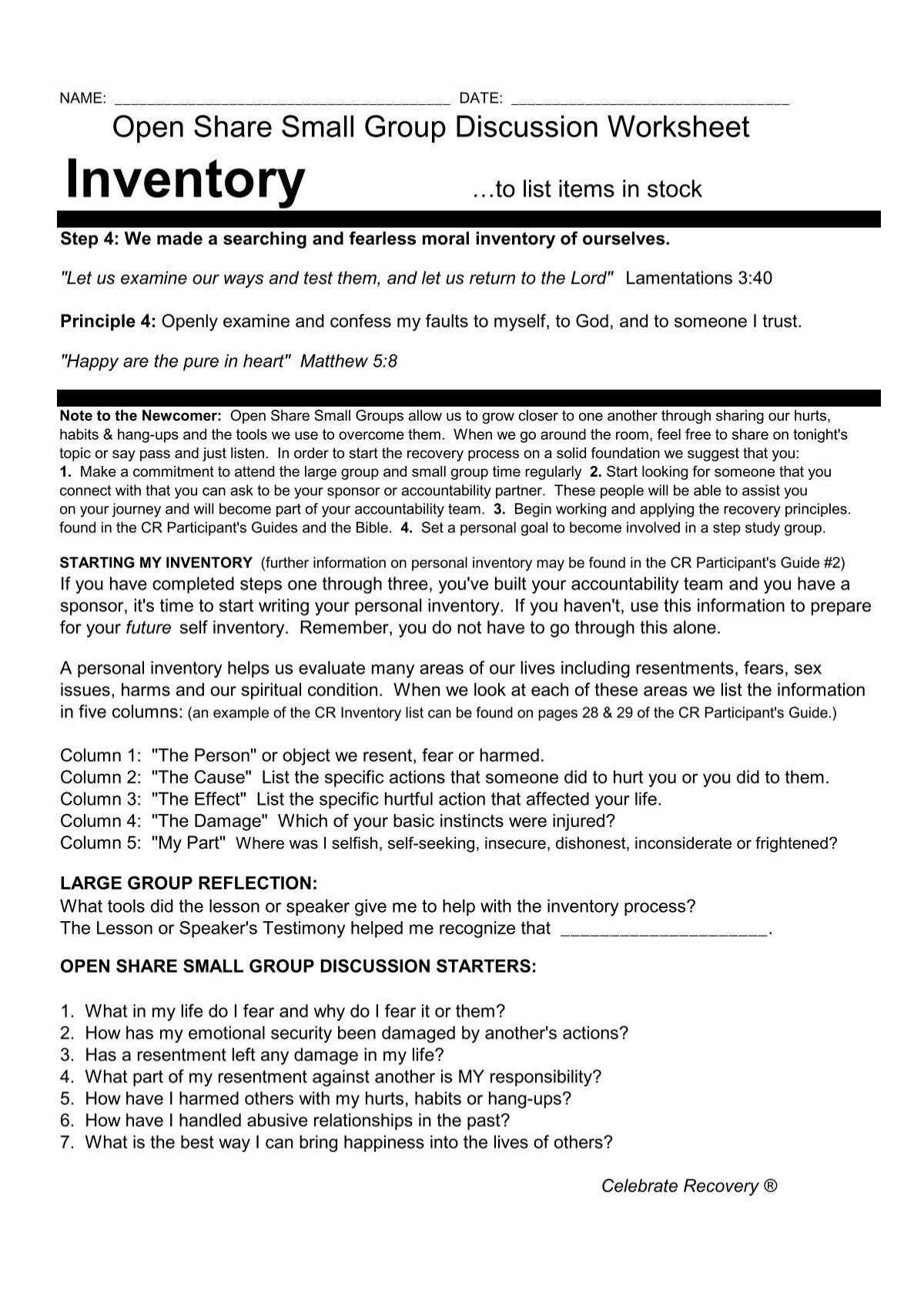 2 22 13 Lesson INVENTORY