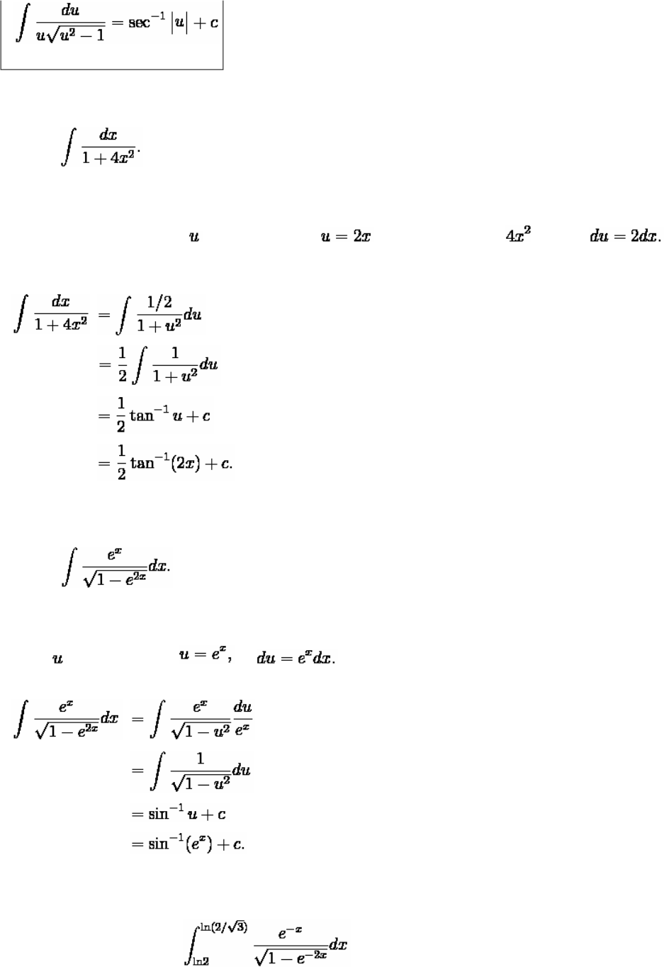 6 Transcendental Functions