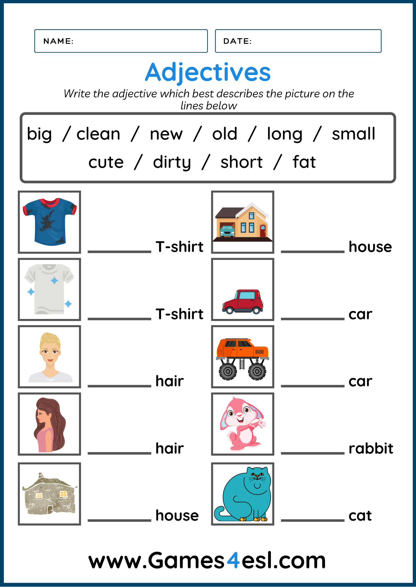9 Ide Adjective Worksheet Untuk Disimpan Hari Ini Bahasa Inggris Bahasa Pendidikan Dan Lainnya