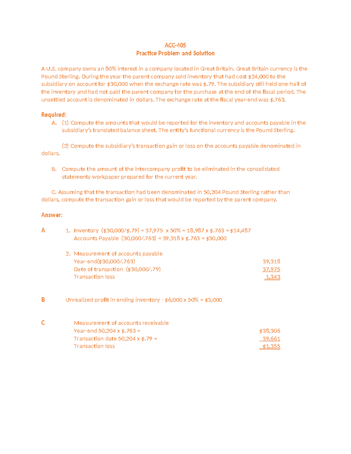 ACC 330 Module Two Income Assignment Overview Case Research Studocu