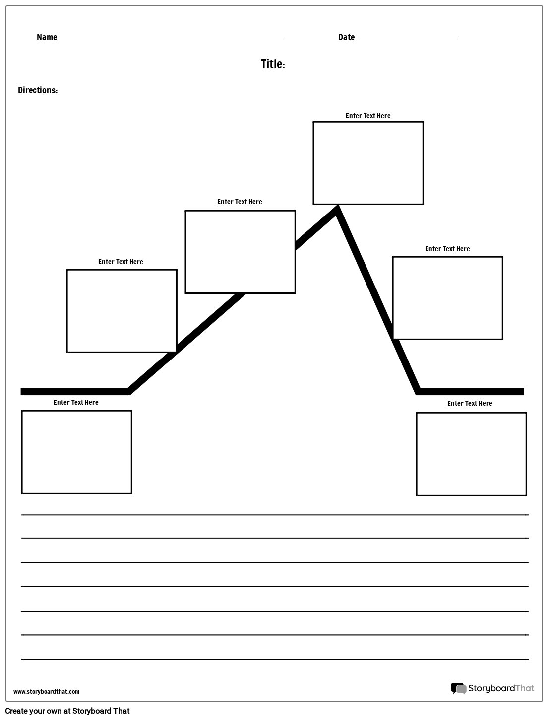 Blank Plot Diagram Template With Paragraph Storyboard Blank Plot Diagram Template With Paragraph Storyboard