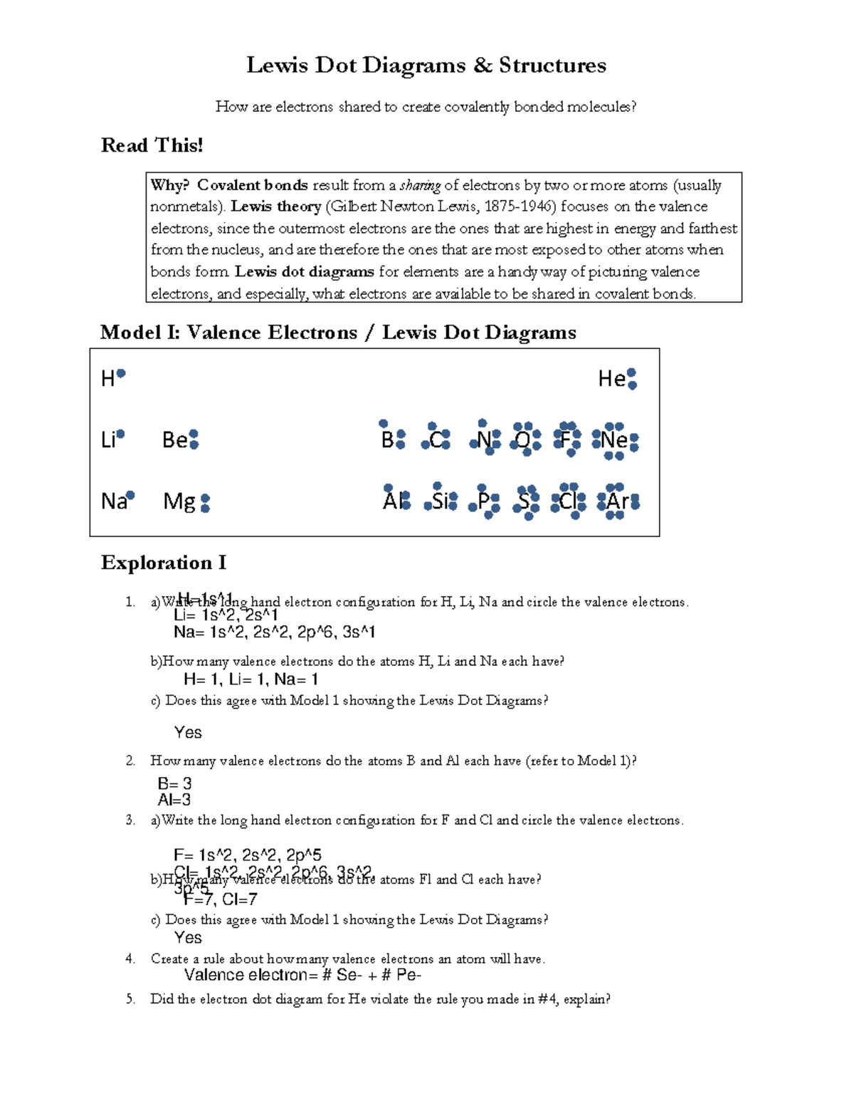 CHEM 101 Understanding Lewis Dot Structures A Comprehensive Guide Studocu