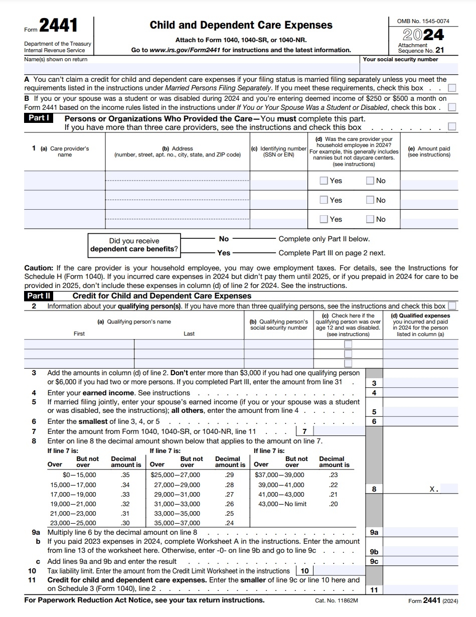 Child Tax Credit Childcare Tax Credit And Childcare Flexible Spending Accounts FSA White Coat Investor