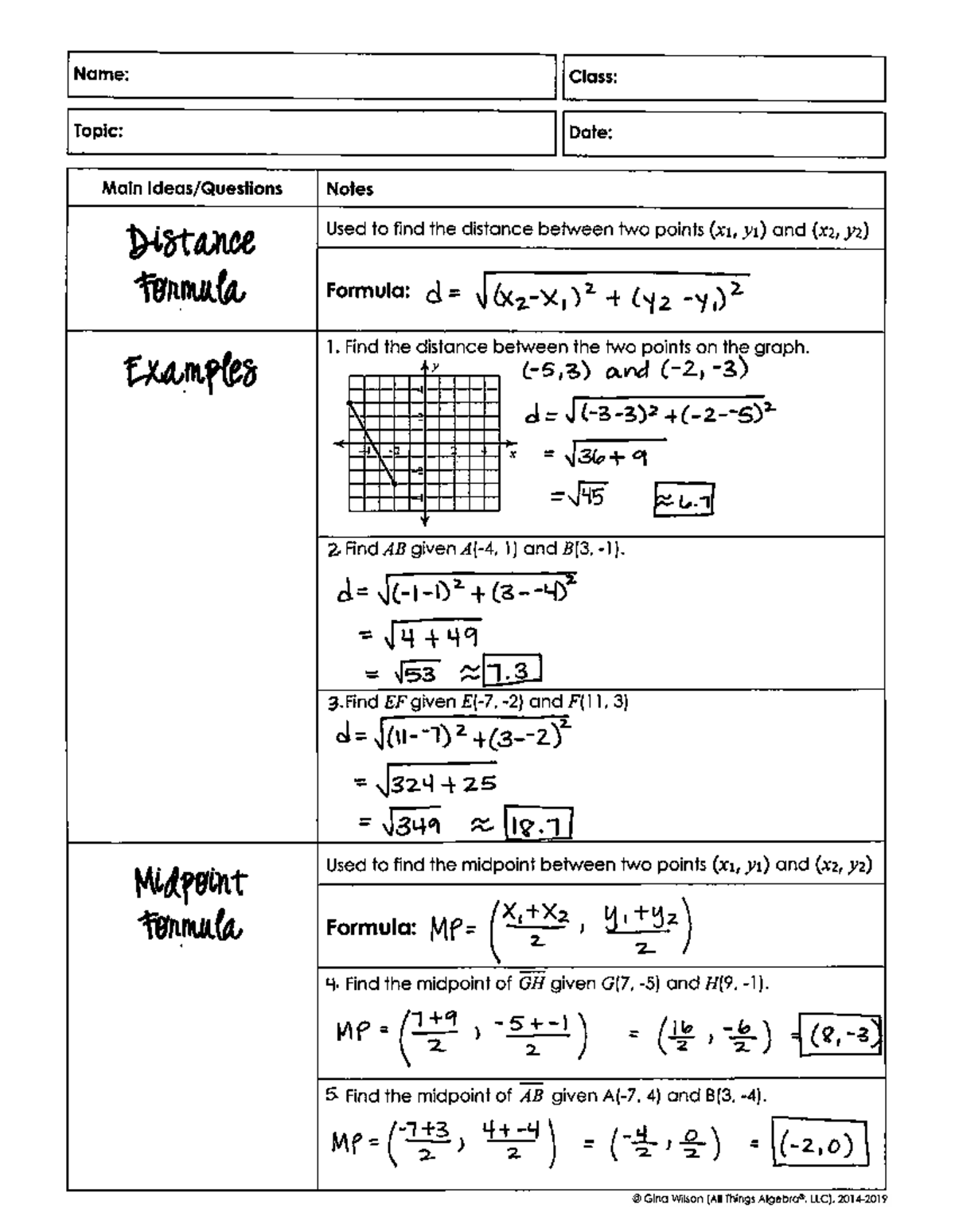 Midpoint Formula Geometry Definition Examples Worksheet Pdf Midpoint Formula Geometry Definition Examples Worksheet Pdf