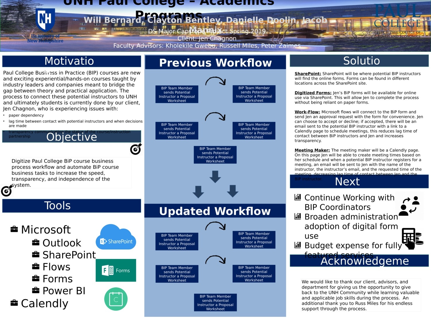 Unh Schedule Planner Worksheet Example