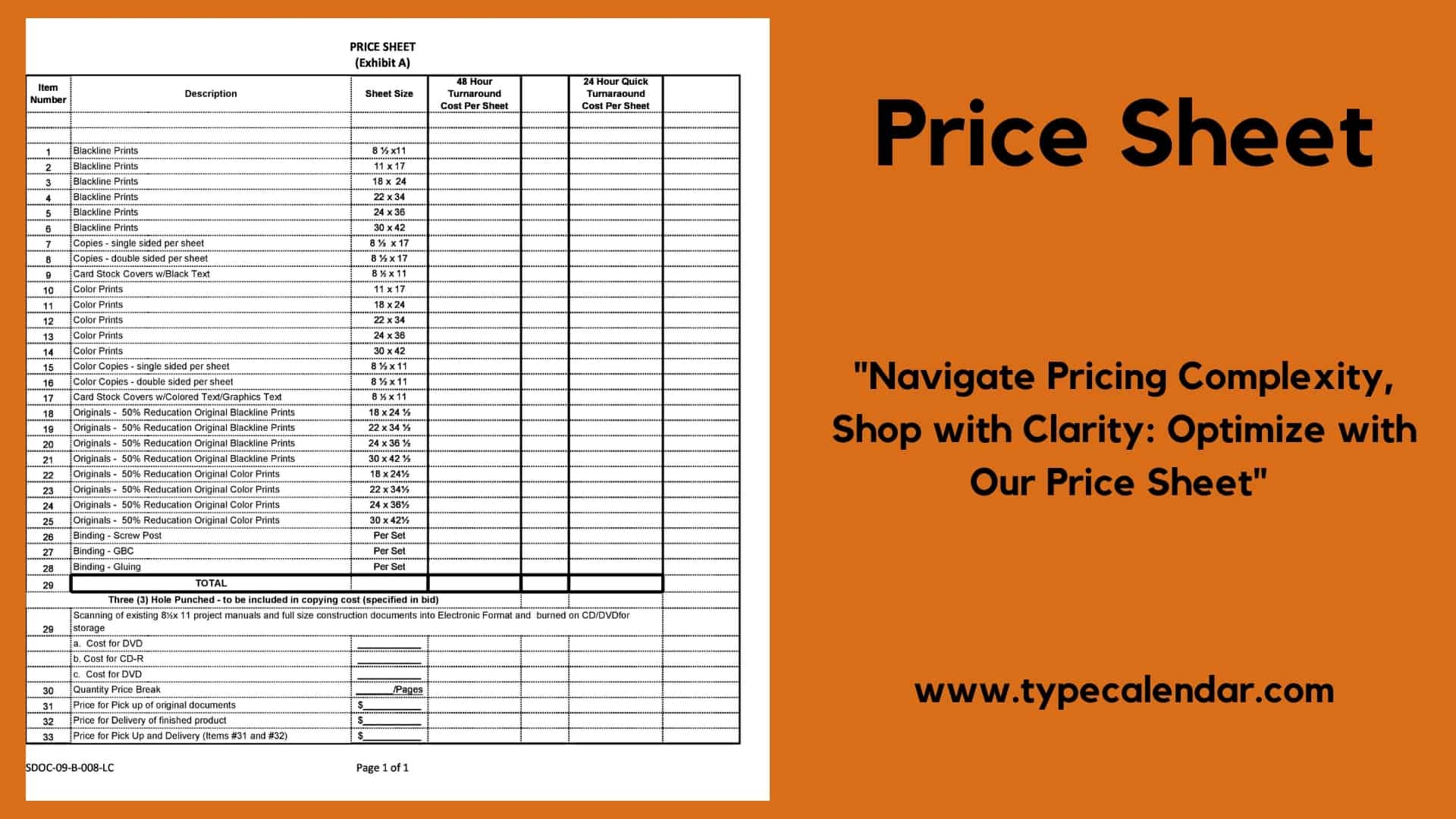 Product Or Service Value Worksheet Example