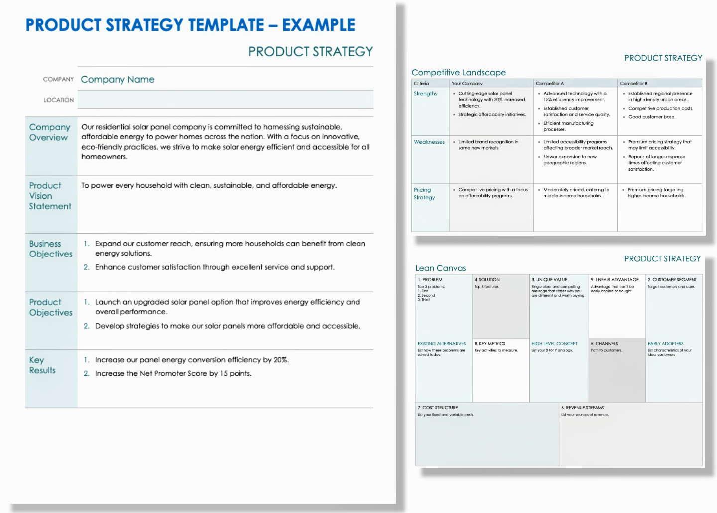 Free Product Strategy Templates And Examples Smartsheet