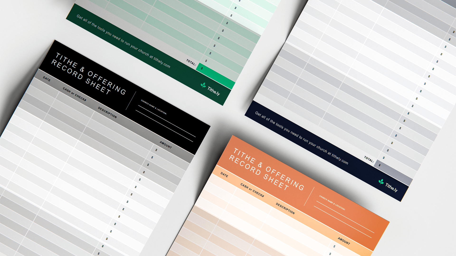 Free Tithe And Offering Record Sheet Template Tithely