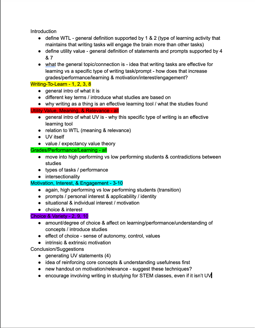 How I Made My Life Easier By Using A Synthesis Matrix Writing And Learning Center