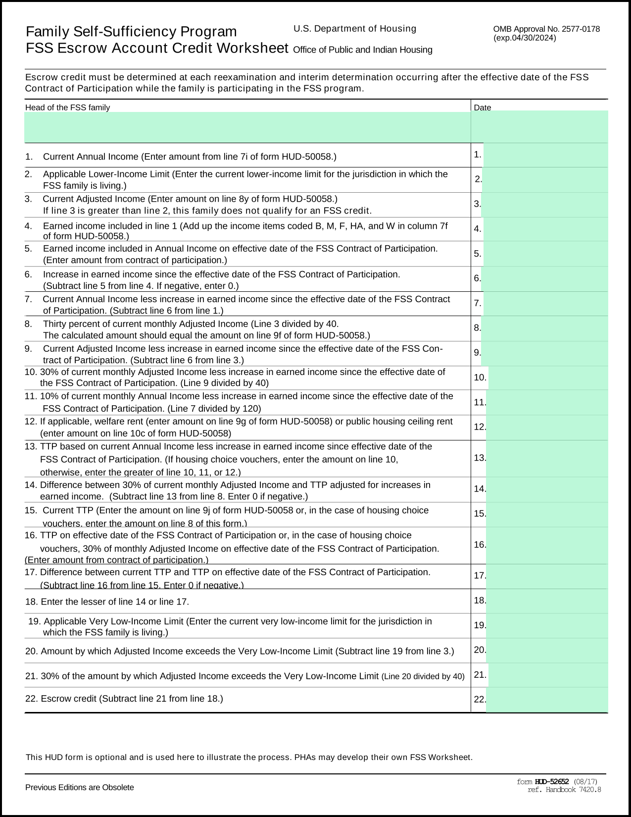 Cop Hemical Adjustment Worksheet Example