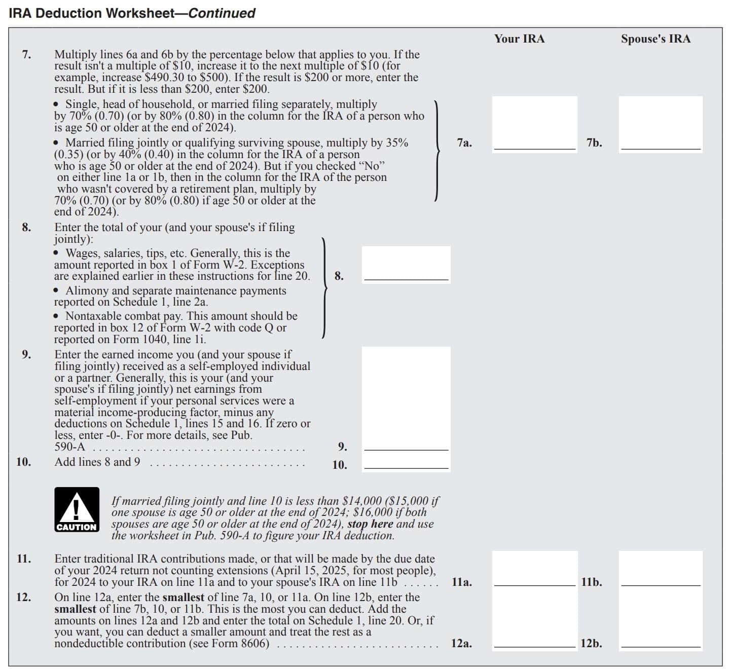 IRS Schedule 1 Instructions Additional Income AGI Adjustments