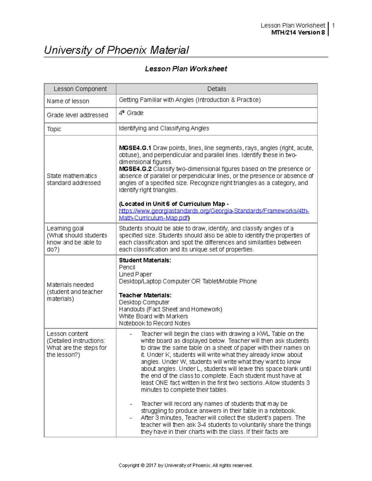 Bshs 415 Student Learning Objectives Worksheets Examples Bshs 415 Student Learning Objectives Worksheets Examples