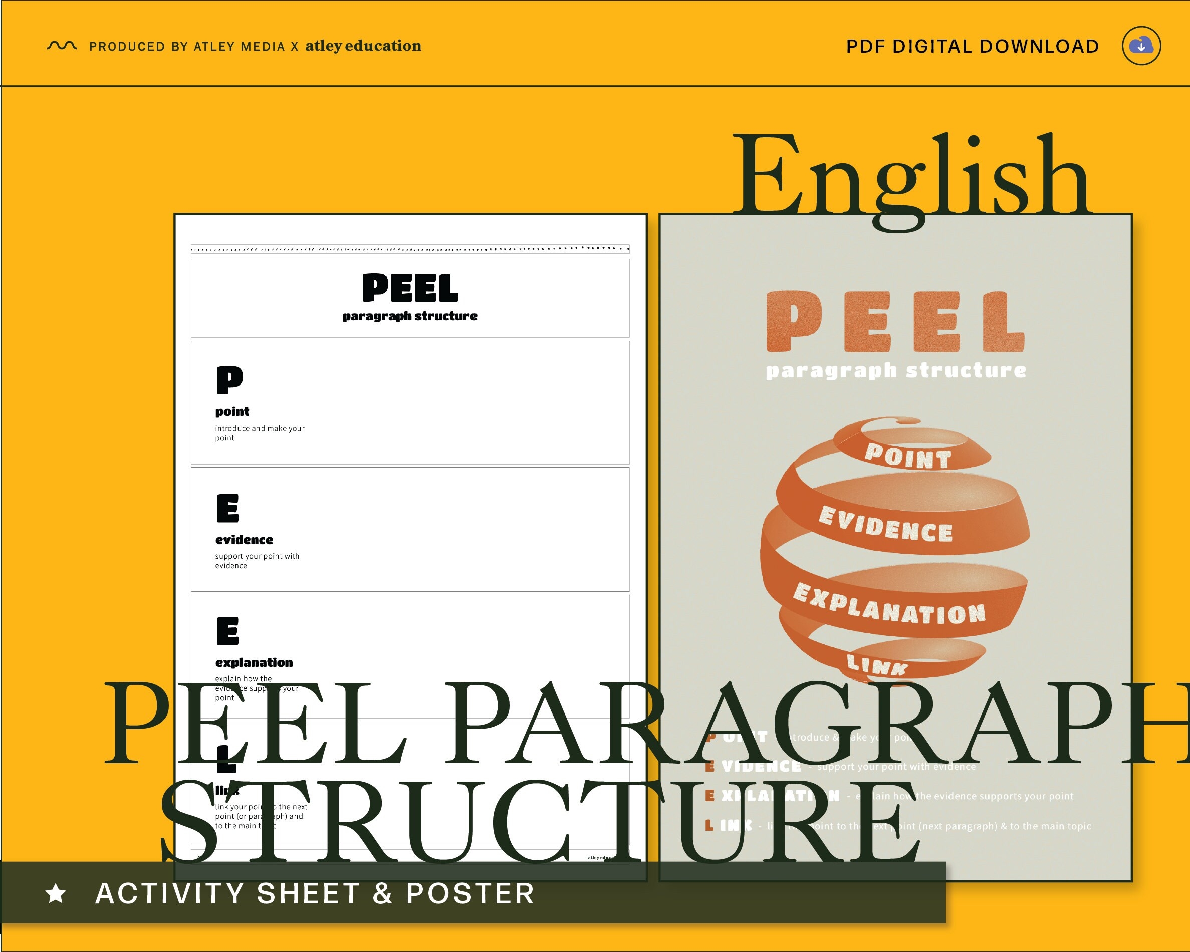 Examples Of Peel Paragraph Worksheet Pdf