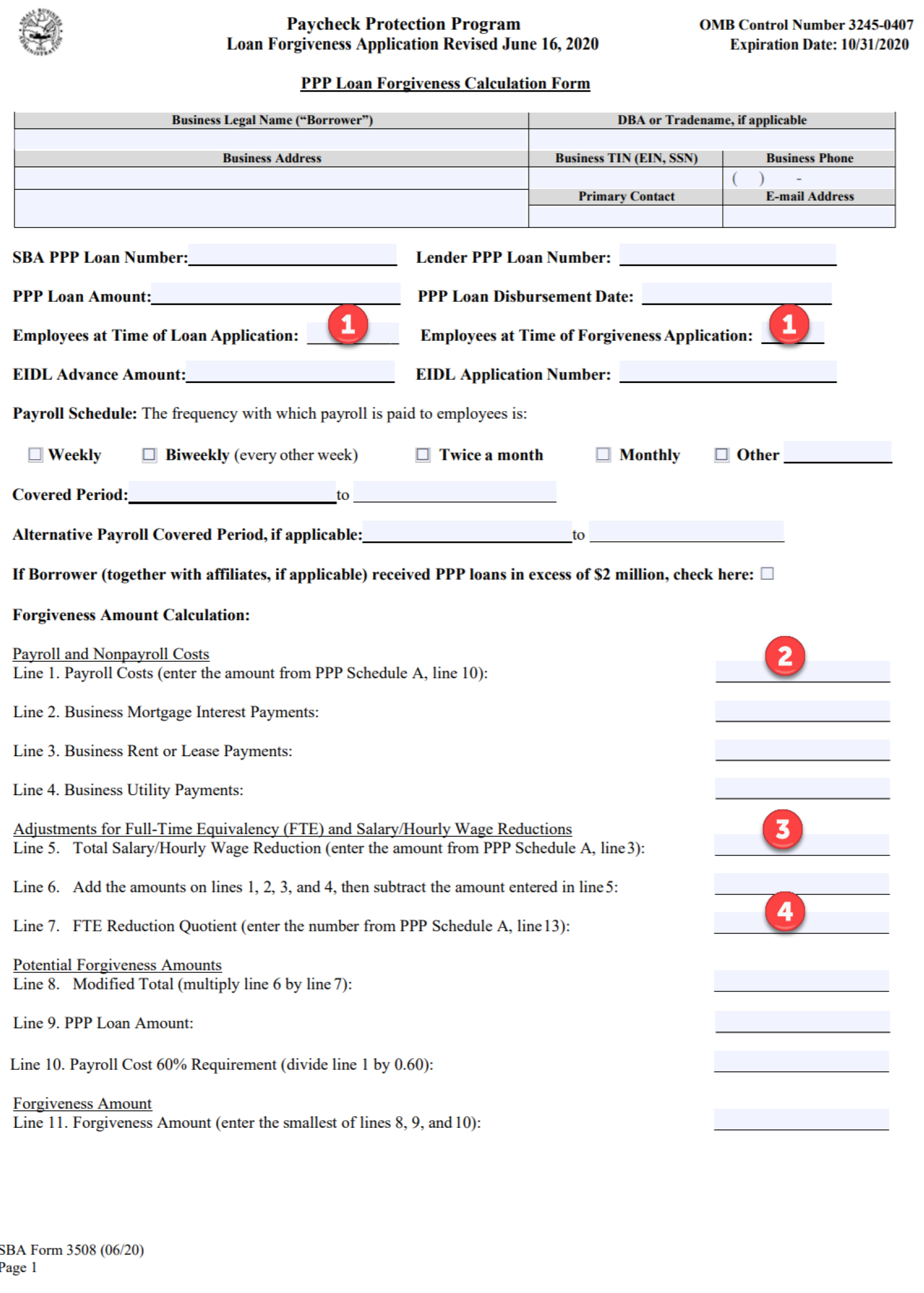 PPP Loan Step By Step Guide Form 3508 Brand s Help Desk