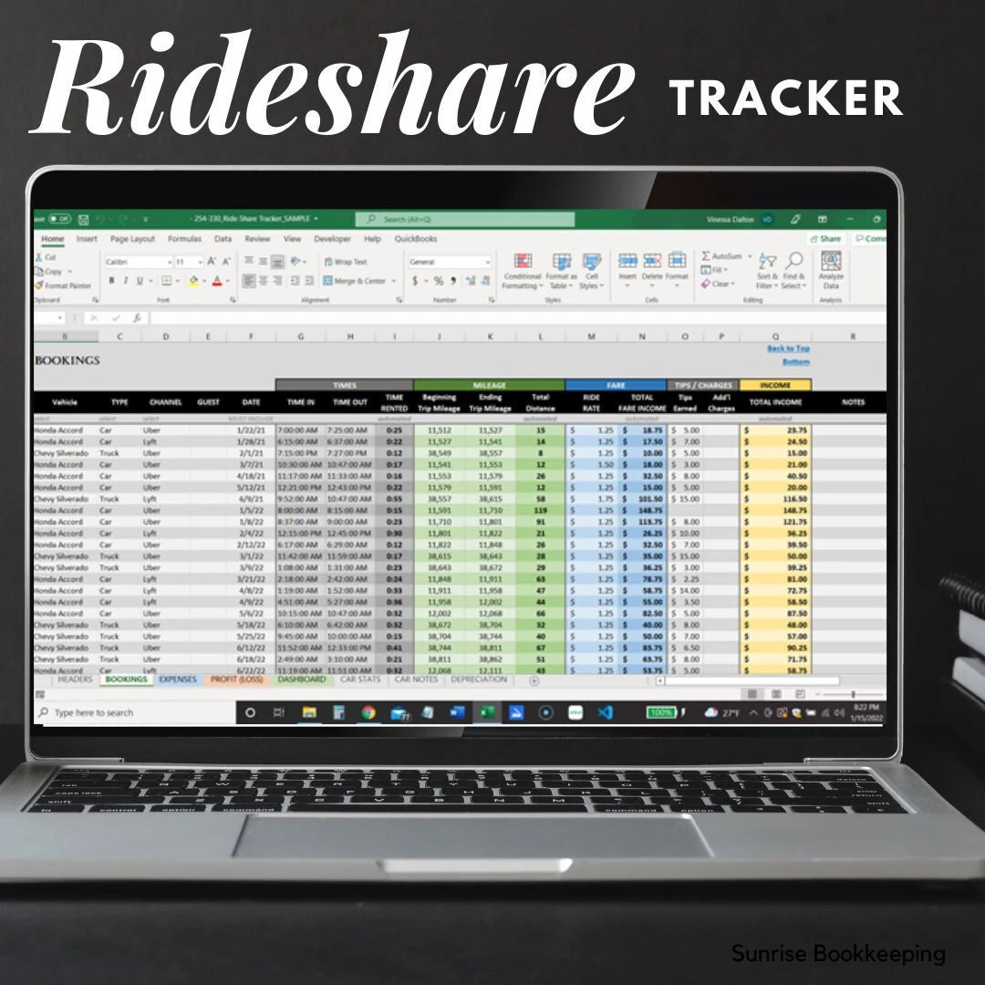 Business Worksheet Example Uber Lyft Xl