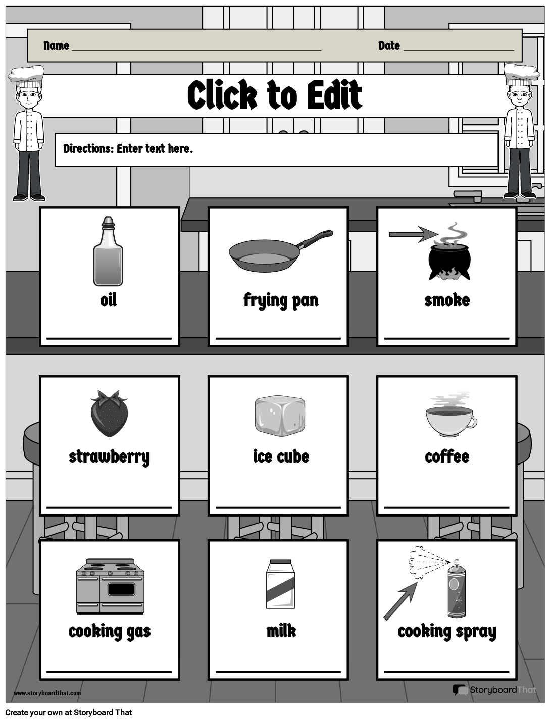 Examples Of States Of Matter Worksheet