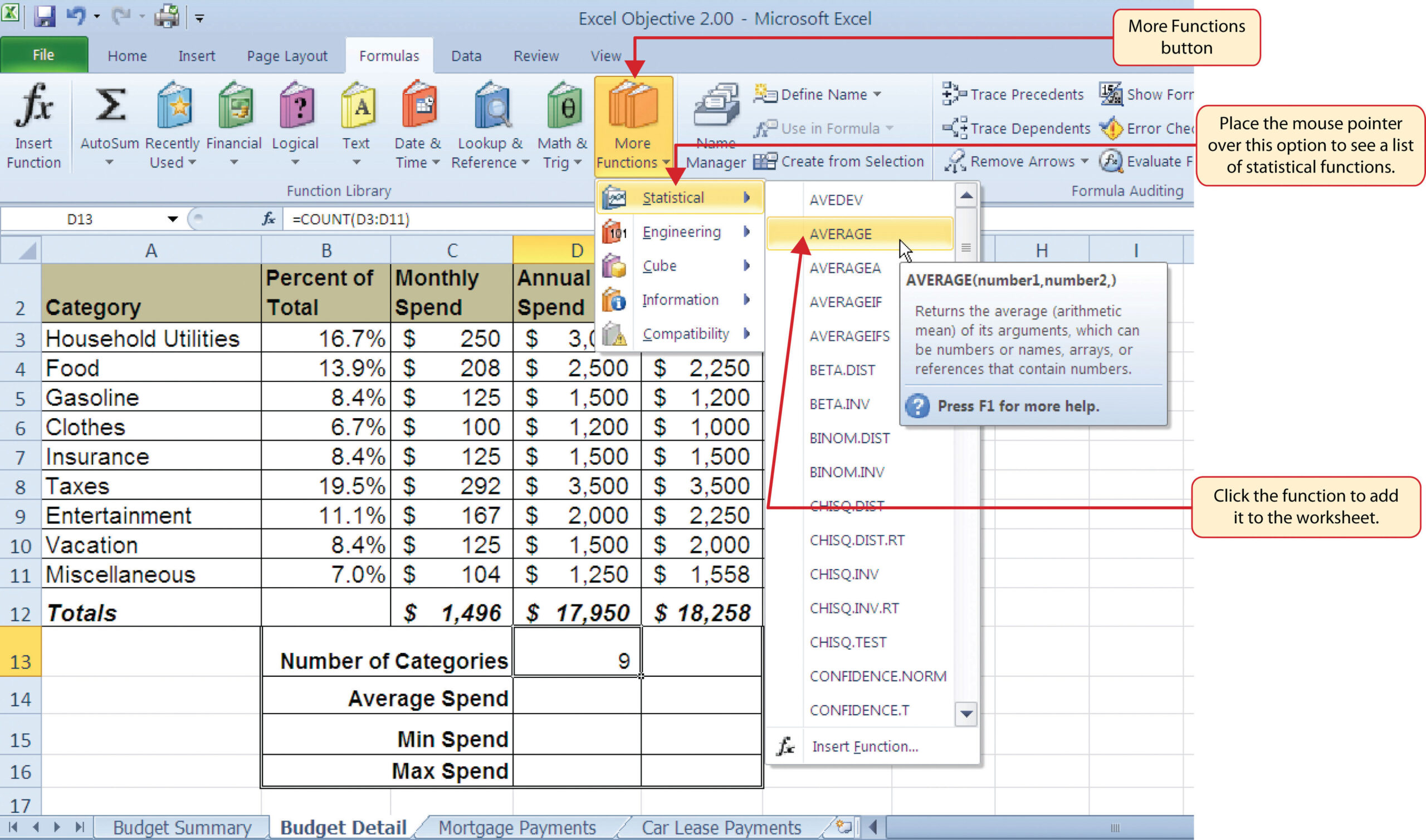 Explain 15 Worksheet Function With Example