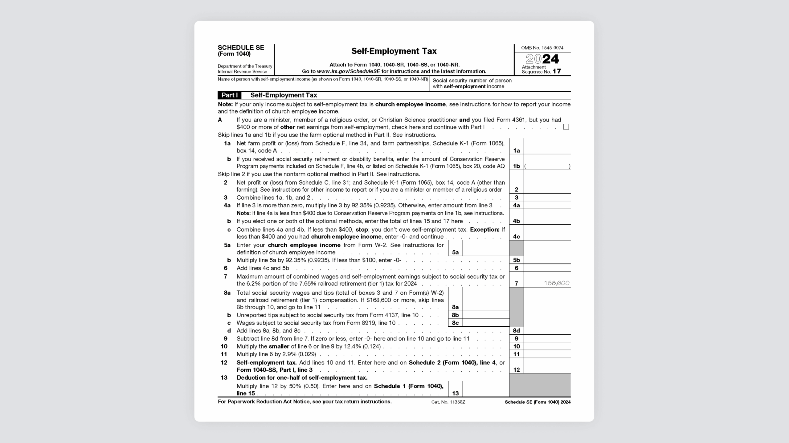 Self Employment Tax Worksheet Example Self Employment Tax Worksheet Example