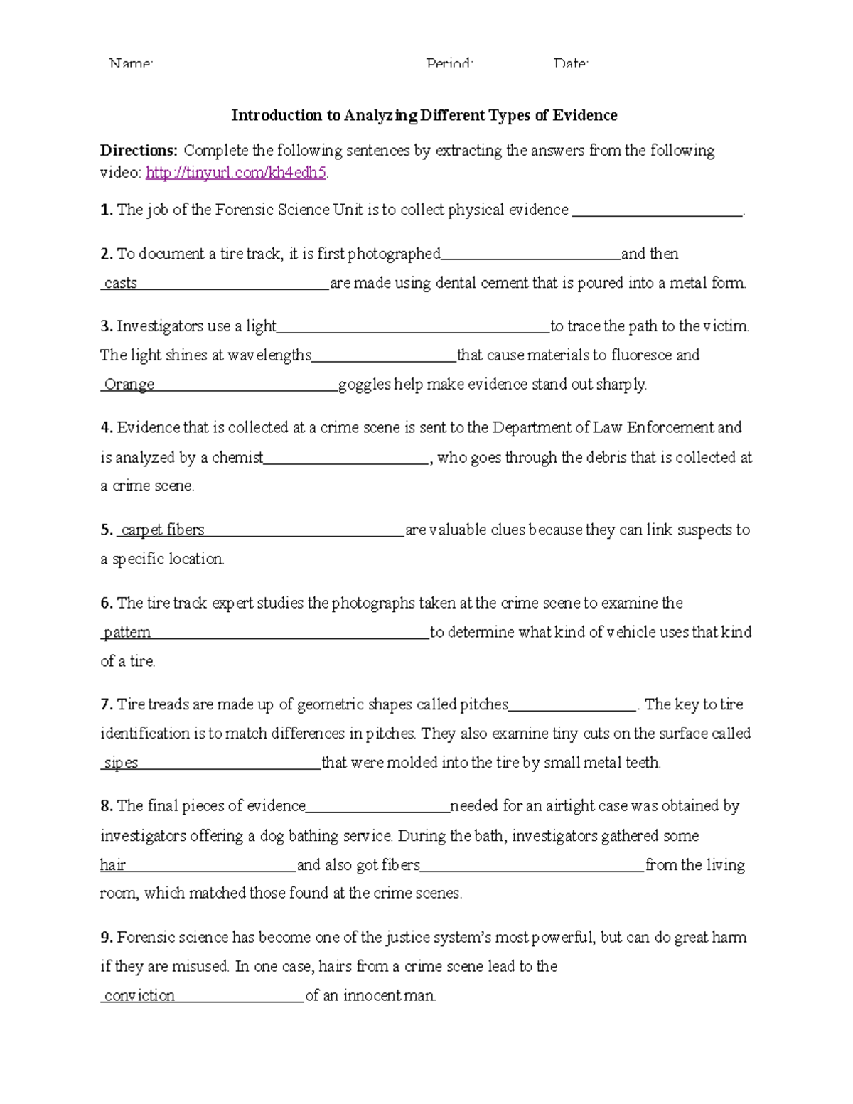 Value Of Evidence Forensics Worksheet Introduction To Analyzing Different Types Of Evidence Studocu Value Of Evidence Forensics Worksheet Introduction To Analyzing Different Types Of Evidence Studocu