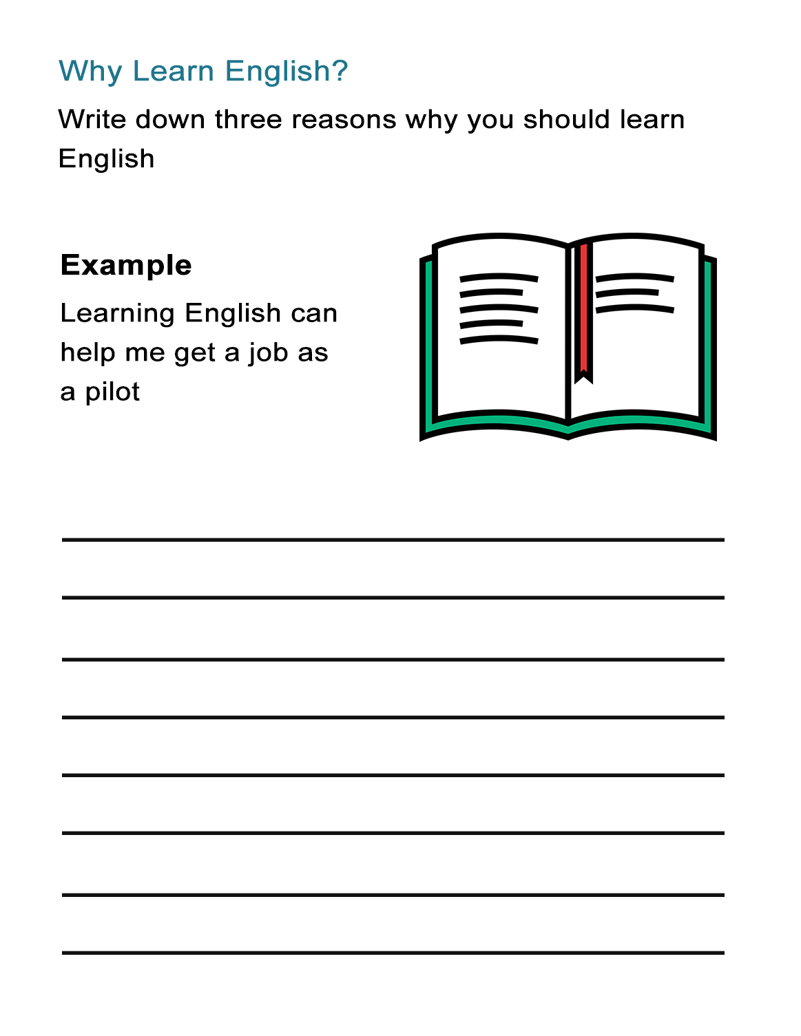 Example Of Worksheet In English